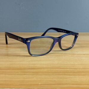 Ray-Ban RB 1531 3647 Eyeglasses Boys Blue Gray Full Rim Frame Only 48-16 130